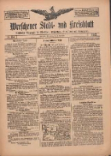 Wreschener Stadt und Kreisblatt: amtlicher Anzeiger für Wreschen, Miloslaw, Strzalkowo und Umgegend 1912.11.07 Nr134