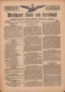 Wreschener Stadt und Kreisblatt: amtlicher Anzeiger f&uuml;r Wreschen, Miloslaw, Strzalkowo und Umgegend 1912.11.09 Nr135
