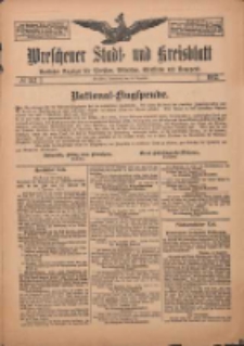Wreschener Stadt und Kreisblatt: amtlicher Anzeiger f&uuml;r Wreschen, Miloslaw, Strzalkowo und Umgegend 1912.12.21 Nr153