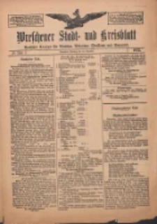 Wreschener Stadt und Kreisblatt: amtlicher Anzeiger f&uuml;r Wreschen, Miloslaw, Strzalkowo und Umgegend 1912.12.24 Nr154