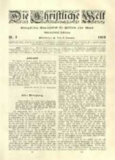 Die Christliche Welt: evangelisches Gemeindeblatt für Gebildete aller Stände. 1903.01.15 Jg.17 Nr.3