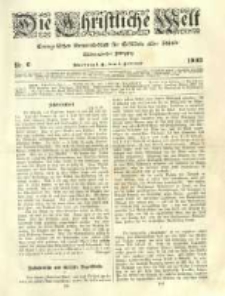 Die Christliche Welt: evangelisches Gemeindeblatt für Gebildete aller Stände. 1903.02.05 Jg.17 Nr.6
