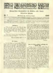 Die Christliche Welt: evangelisches Gemeindeblatt für Gebildete aller Stände. 1903.02.12 Jg.17 Nr.7
