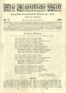 Die Christliche Welt: evangelisches Gemeindeblatt f&uuml;r Gebildete aller St&auml;nde. 1903.04.09 Jg.17 Nr.15
