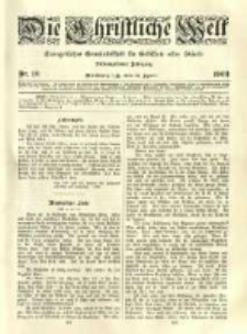 Die Christliche Welt: evangelisches Gemeindeblatt f&uuml;r Gebildete aller St&auml;nde. 1903.04.16 Jg.17 Nr.16