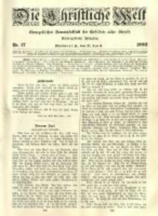 Die Christliche Welt: evangelisches Gemeindeblatt für Gebildete aller Stände. 1903.04.23 Jg.17 Nr.17