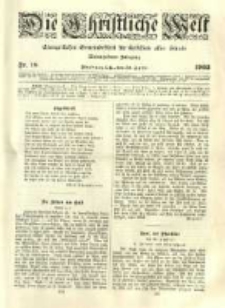 Die Christliche Welt: evangelisches Gemeindeblatt für Gebildete aller Stände. 1903.04.30 Jg.17 Nr.18
