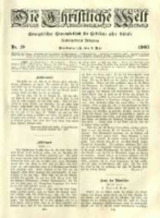 Die Christliche Welt: evangelisches Gemeindeblatt für Gebildete aller Stände. 1903.05.07 Jg.17 Nr.19