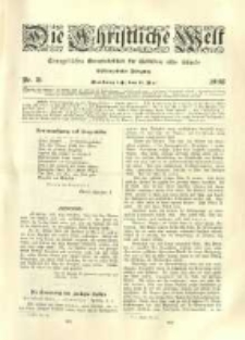 Die Christliche Welt: evangelisches Gemeindeblatt für Gebildete aller Stände. 1903.05.21 Jg.17 Nr.21