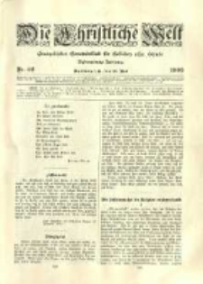 Die Christliche Welt: evangelisches Gemeindeblatt f&uuml;r Gebildete aller St&auml;nde. 1903.05.28 Jg.17 Nr.22