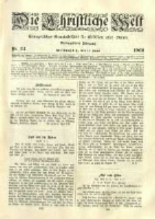 Die Christliche Welt: evangelisches Gemeindeblatt f&uuml;r Gebildete aller St&auml;nde. 1903.06.11 Jg.17 Nr.24