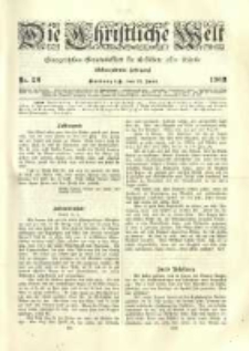 Die Christliche Welt: evangelisches Gemeindeblatt f&uuml;r Gebildete aller St&auml;nde. 1903.06.25 Jg.17 Nr.26