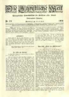 Die Christliche Welt: evangelisches Gemeindeblatt f&uuml;r Gebildete aller St&auml;nde. 1903.07.09 Jg.17 Nr.28