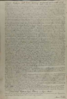 Testament Stephani regis Poloniae in agone mortis