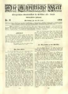 Die Christliche Welt: evangelisches Gemeindeblatt für Gebildete aller Stände. 1903.07.30 Jg.17 Nr.31