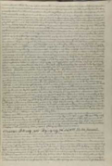 Opisanie potrzeby pod Byczyną Ano Dni 1588 die 24 januarii