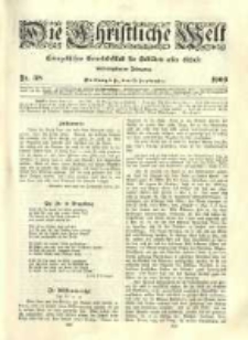 Die Christliche Welt: evangelisches Gemeindeblatt f&uuml;r Gebildete aller St&auml;nde. 1903.09.17 Jg.17 Nr.38