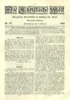 Die Christliche Welt: evangelisches Gemeindeblatt f&uuml;r Gebildete aller St&auml;nde. 1903.10.22 Jg.17 Nr.43