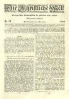 Die Christliche Welt: evangelisches Gemeindeblatt f&uuml;r Gebildete aller St&auml;nde. 1903.12.03 Jg.17 Nr.49