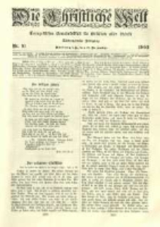 Die Christliche Welt: evangelisches Gemeindeblatt f&uuml;r Gebildete aller St&auml;nde. 1903.12.17 Jg.17 Nr.51