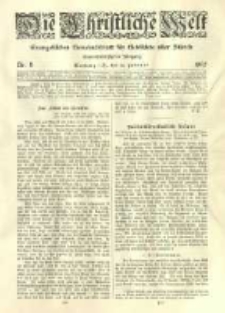 Die Christliche Welt: evangelisches Gemeindeblatt für Gebildete aller Stände. 1907.02.20 Jg.21 Nr.8