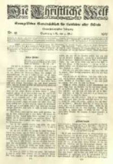 Die Christliche Welt: evangelisches Gemeindeblatt für Gebildete aller Stände. 1907.05.09 Jg.21 Nr.19