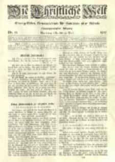 Die Christliche Welt: evangelisches Gemeindeblatt für Gebildete aller Stände. 1907.05.30 Jg.21 Nr.22