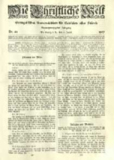 Die Christliche Welt: evangelisches Gemeindeblatt für Gebildete aller Stände. 1907.06.06 Jg.21 Nr.23