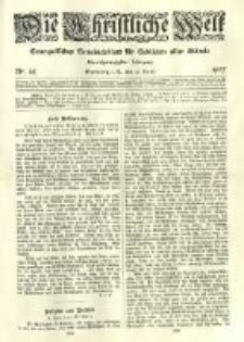 Die Christliche Welt: evangelisches Gemeindeblatt f&uuml;r Gebildete aller St&auml;nde. 1907.06.13 Jg.21 Nr.24