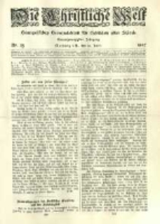 Die Christliche Welt: evangelisches Gemeindeblatt f&uuml;r Gebildete aller St&auml;nde. 1907.06.20 Jg.21 Nr.25