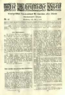 Die Christliche Welt: evangelisches Gemeindeblatt f&uuml;r Gebildete aller St&auml;nde. 1907.07.04 Jg.21 Nr.27