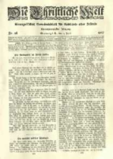 Die Christliche Welt: evangelisches Gemeindeblatt f&uuml;r Gebildete aller St&auml;nde. 1907.07.11 Jg.21 Nr.28