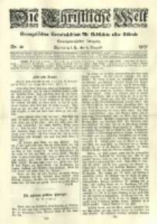 Die Christliche Welt: evangelisches Gemeindeblatt für Gebildete aller Stände. 1907.08.08 Jg.21 Nr.32