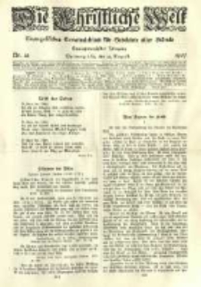 Die Christliche Welt: evangelisches Gemeindeblatt für Gebildete aller Stände. 1907.08.22 Jg.21 Nr.34