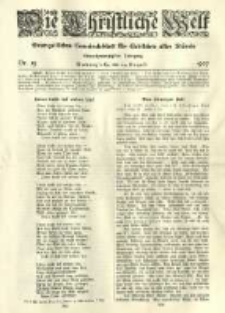 Die Christliche Welt: evangelisches Gemeindeblatt für Gebildete aller Stände. 1907.08.29 Jg.21 Nr.35