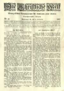 Die Christliche Welt: evangelisches Gemeindeblatt für Gebildete aller Stände. 1907.10.24 Jg.21 Nr.43