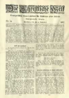 Die Christliche Welt: evangelisches Gemeindeblatt für Gebildete aller Stände. 1907.12.12 Jg.21 Nr.50