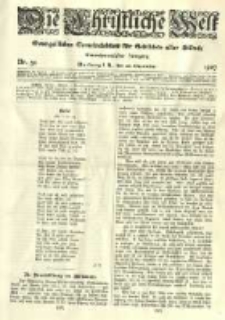 Die Christliche Welt: evangelisches Gemeindeblatt f&uuml;r Gebildete aller St&auml;nde. 1907.12.26 Jg.21 Nr.52