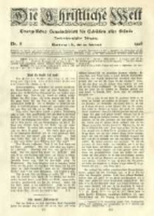 Die Christliche Welt: evangelisches Gemeindeblatt für Gebildete aller Stände. 1908.02.20 Jg.22 Nr.8
