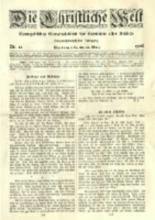 Die Christliche Welt: evangelisches Gemeindeblatt f&uuml;r Gebildete aller St&auml;nde. 1908.03.26 Jg.22 Nr.13