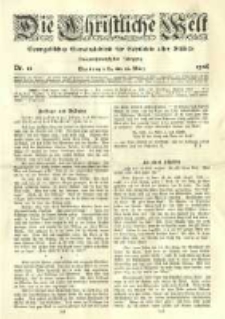 Die Christliche Welt: evangelisches Gemeindeblatt für Gebildete aller Stände. 1908.03.26 Jg.22 Nr.13