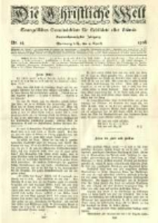 Die Christliche Welt: evangelisches Gemeindeblatt f&uuml;r Gebildete aller St&auml;nde. 1908.04.02 Jg.22 Nr.14