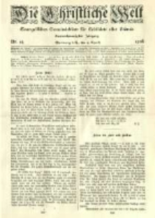 Die Christliche Welt: evangelisches Gemeindeblatt für Gebildete aller Stände. 1908.04.02 Jg.22 Nr.14