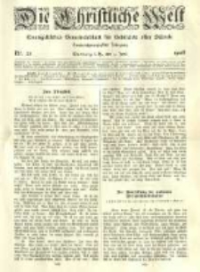 Die Christliche Welt: evangelisches Gemeindeblatt f&uuml;r Gebildete aller St&auml;nde. 1908.06.04 Jg.22 Nr.23