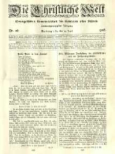 Die Christliche Welt: evangelisches Gemeindeblatt f&uuml;r Gebildete aller St&auml;nde. 1908.06.25 Jg.22 Nr.26