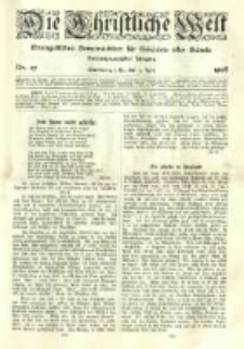 Die Christliche Welt: evangelisches Gemeindeblatt f&uuml;r Gebildete aller St&auml;nde. 1908.07.02 Jg.22 Nr.27