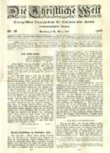 Die Christliche Welt: evangelisches Gemeindeblatt für Gebildete aller Stände. 1908.07.09 Jg.22 Nr.28