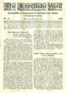 Die Christliche Welt: evangelisches Gemeindeblatt für Gebildete aller Stände. 1908.07.23 Jg.22 Nr.30