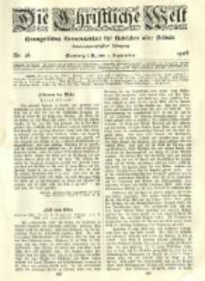 Die Christliche Welt: evangelisches Gemeindeblatt f&uuml;r Gebildete aller St&auml;nde. 1908.09.03 Jg.22 Nr.36