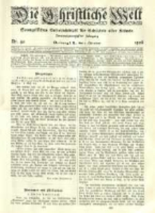 Die Christliche Welt: evangelisches Gemeindeblatt für Gebildete aller Stände. 1908.10.01 Jg.22 Nr.40